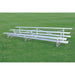 Jaypro Bleacher - 15' 3 Row - Single Foot Plank - All Aluminum - BLCH-3AL