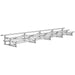 Jaypro Bleacher - 27' 3 Row - Single Foot Plank - All Aluminum - BLCH-327AL