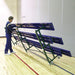 Jaypro Bleacher - 27' 4 Row - Double Foot Plank - All Aluminum - BLDP-427AL