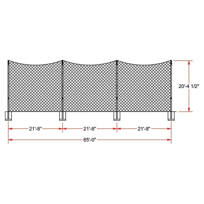 Jaypro FieldPro Soccer Net System - FNSB-65