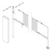 Jaypro Hybrid Steel Volleyball Net Center Upright System