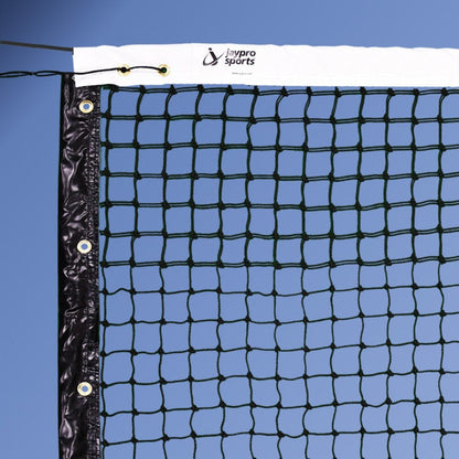 Jaypro Indoor Tournament Tennis Net (1-7/8 in. Sq. - 3mm Polyethylene Knotted Mesh) - TTN-3
