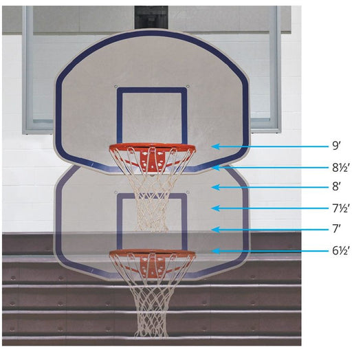 Jaypro Little Champ Easy Adjust Backboard Adapter - LC-6HP