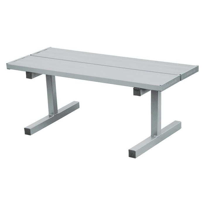 Jaypro Portable Courtside Bench - 5 ft. Double Plank - DPB50