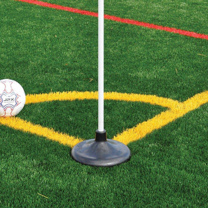 Jaypro Premium Corner Flags with Rubber Base (Set of 4) - RBF-4