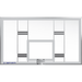 Jaypro Rectangular Conversion Glass Backboard - GCBB-35