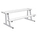 Jaypro Scorer Table Outdoor with Bench - 7-1/2' - Portable - ST75