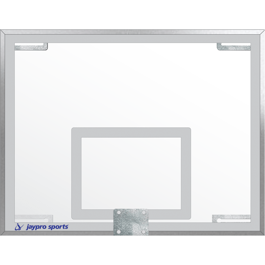 Jaypro Tempered Glass Rectangle Backboards (Indoor) - GBRUB-54