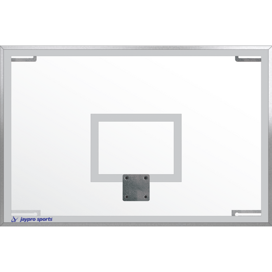 Jaypro Tempered Glass Rectangle Backboards (Indoor) - GBRUB-54