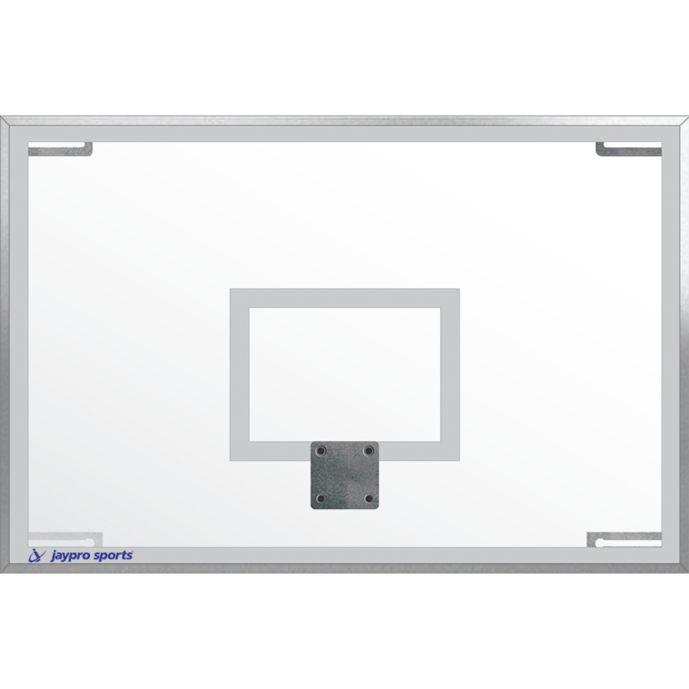 Jaypro Tempered Glass Rectangle Backboards (Indoor) - GBRUB-54