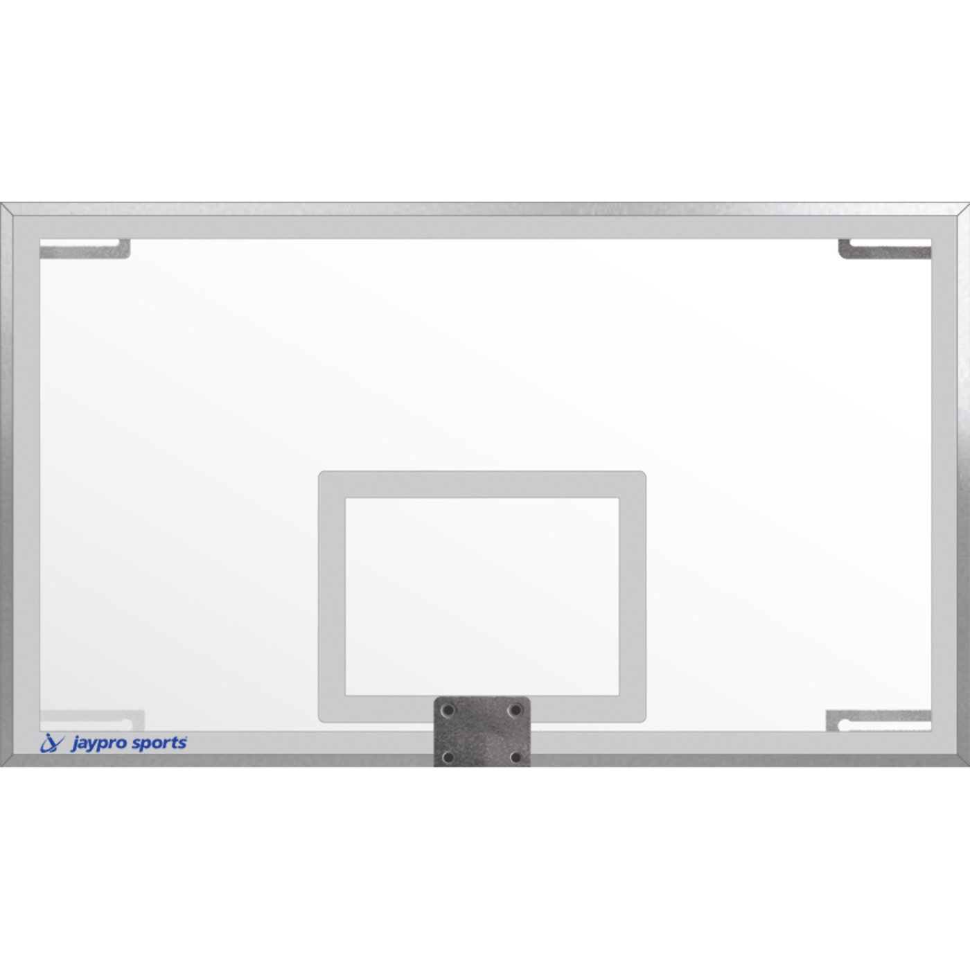 Jaypro Tempered Glass Rectangle Backboards (Indoor) - GBRUB-54