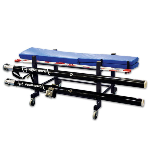 Jaypro Volleyball Equipment Carrier (42 in.L x 32 in.W - 4 Poles) - Standard -  EC-500