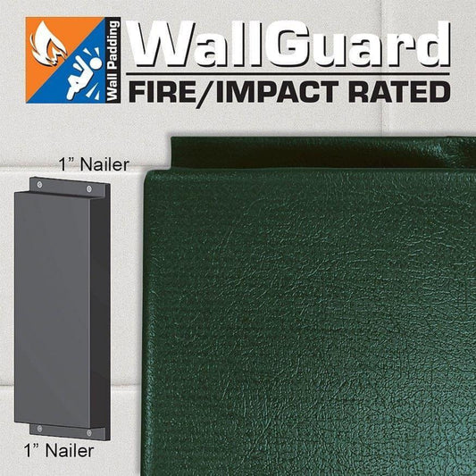 Jaypro Wall Padding WallGuard Fire/Impact Rated (2 ft. x 6 ft.) (1 in. Lip Top & Bottom) - JWP-AI-26
