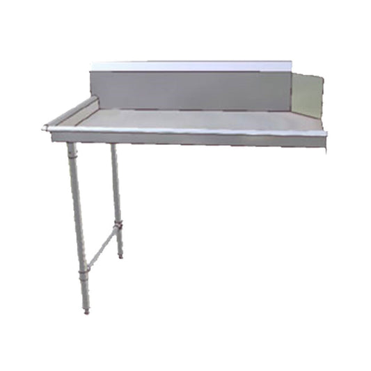 John Boos JDTC-20-72L Clean Straight 72" W x 30" D Dishtable - JBJDTC2072L