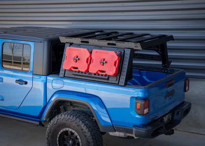 Backwoods Adventure Overland Bed Rack Storage Box - Jeep Gladiator - 5000-3017