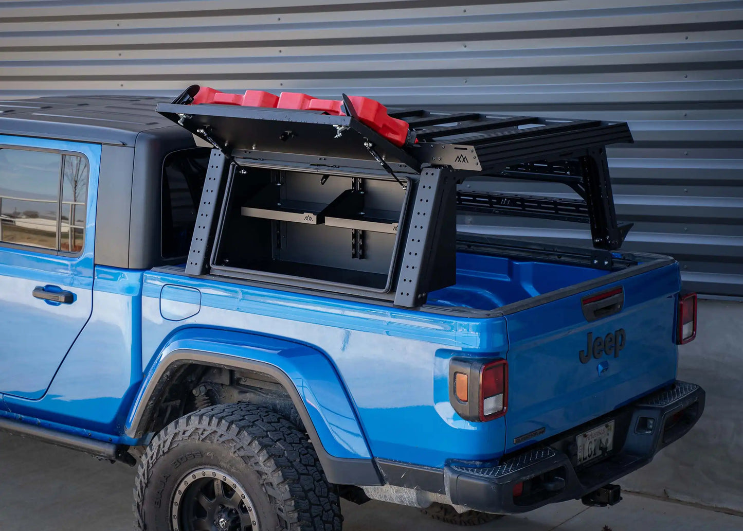 Backwoods Adventure Overland Bed Rack Storage Box - Jeep Gladiator - 5000-3017