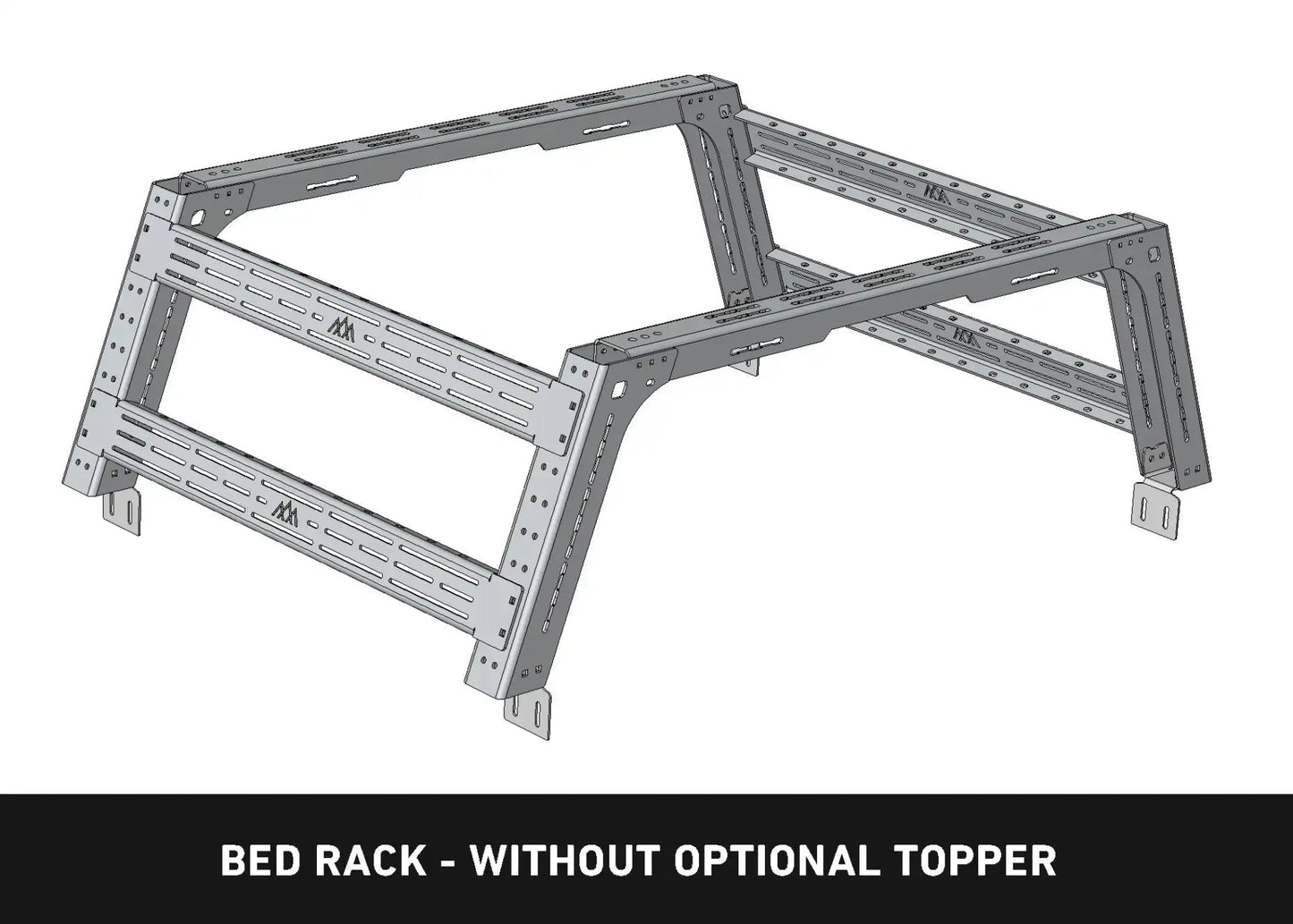 Backwoods Adventure Jeep Gladiator Bed Rack - DRIFTR Topper (Add-on) - BWTT4B-9850-JT