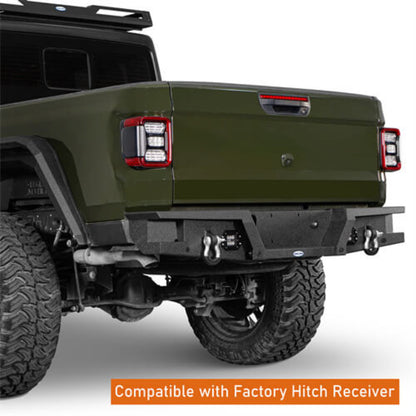Hooke Road Rear Bumper(20-25 Jeep Gladiator JT) - HE.7003