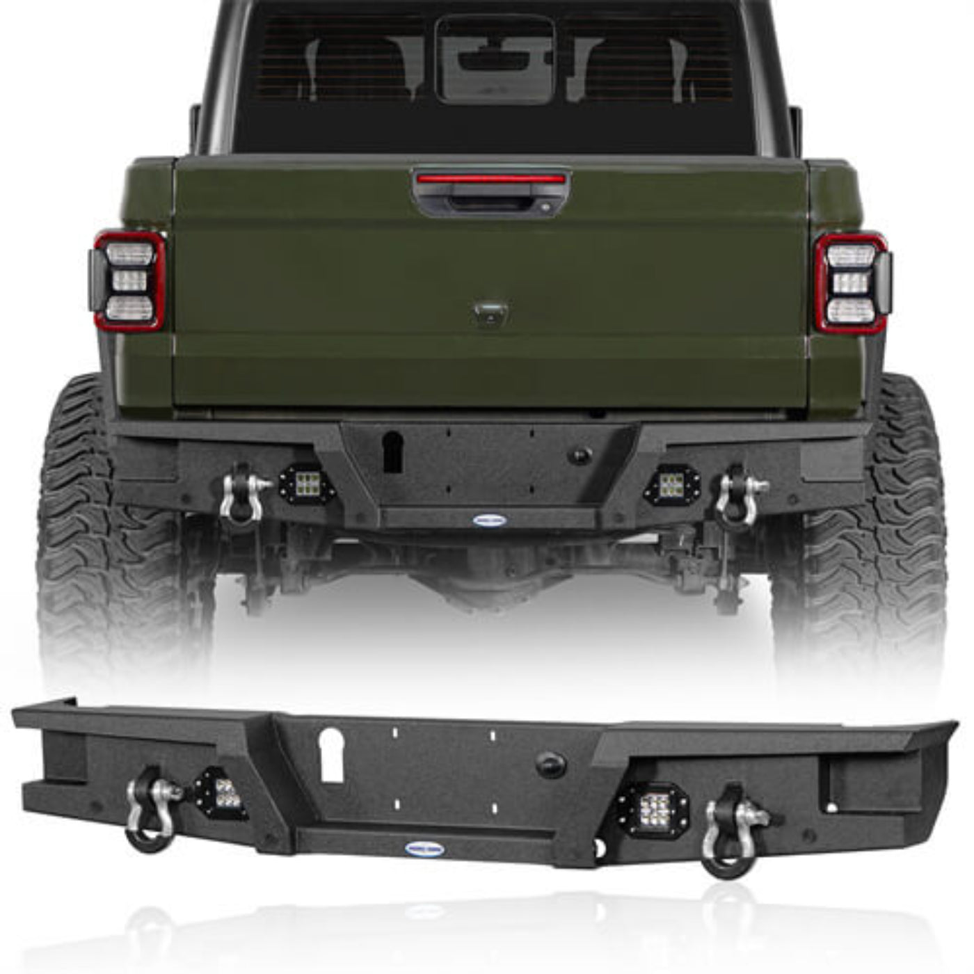 Hooke Road Rear Bumper(20-25 Jeep Gladiator JT) - HE.7003