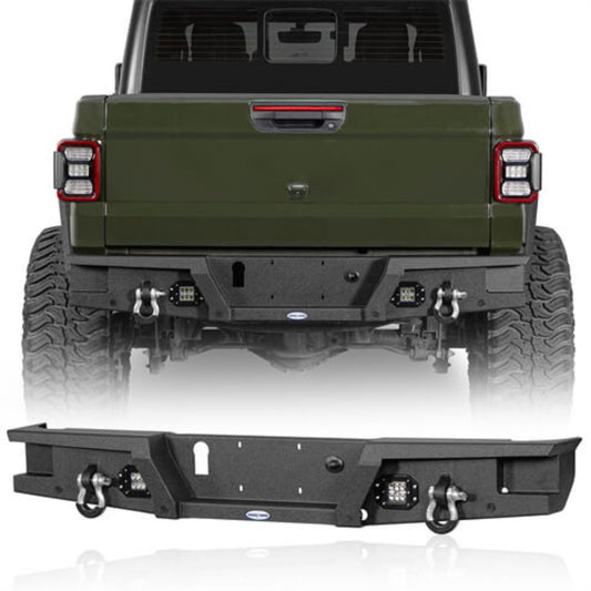 Hooke Road Rear Bumper(20-25 Jeep Gladiator JT) - HE.7003