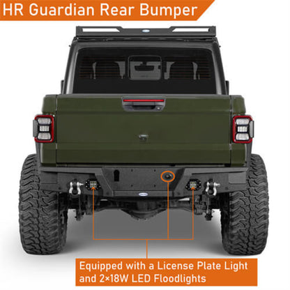 Hooke Road Rear Bumper(20-25 Jeep Gladiator JT) - HE.7003