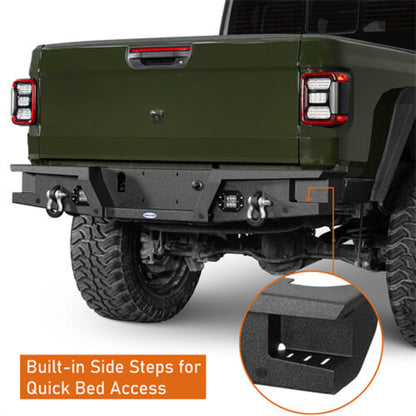 Hooke Road Rear Bumper(20-25 Jeep Gladiator JT) - HE.7003