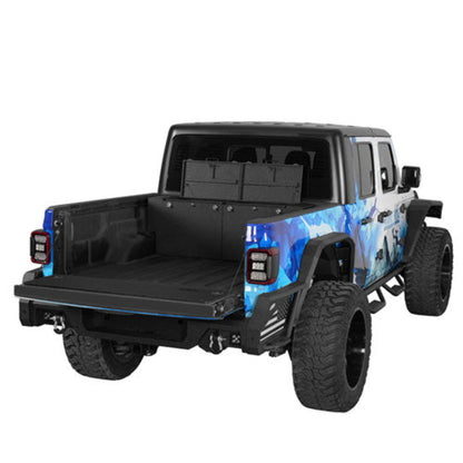 2020-2025 Jeep Gladiator Tool Box Lockable Storage Box Set - Hooke Road - HE.7026-S