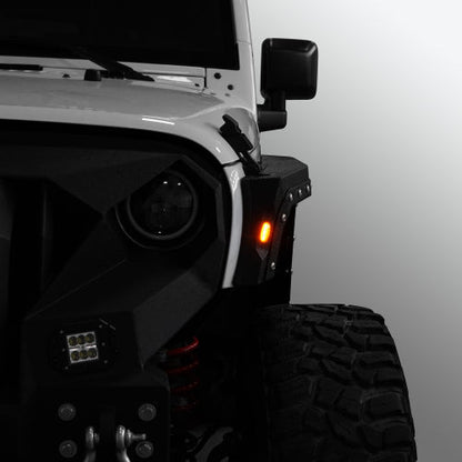 Jeep Wrangler JK Fender Flares 2007-2018 2-Door - Hooke Road - HE.2103+HE.2105
