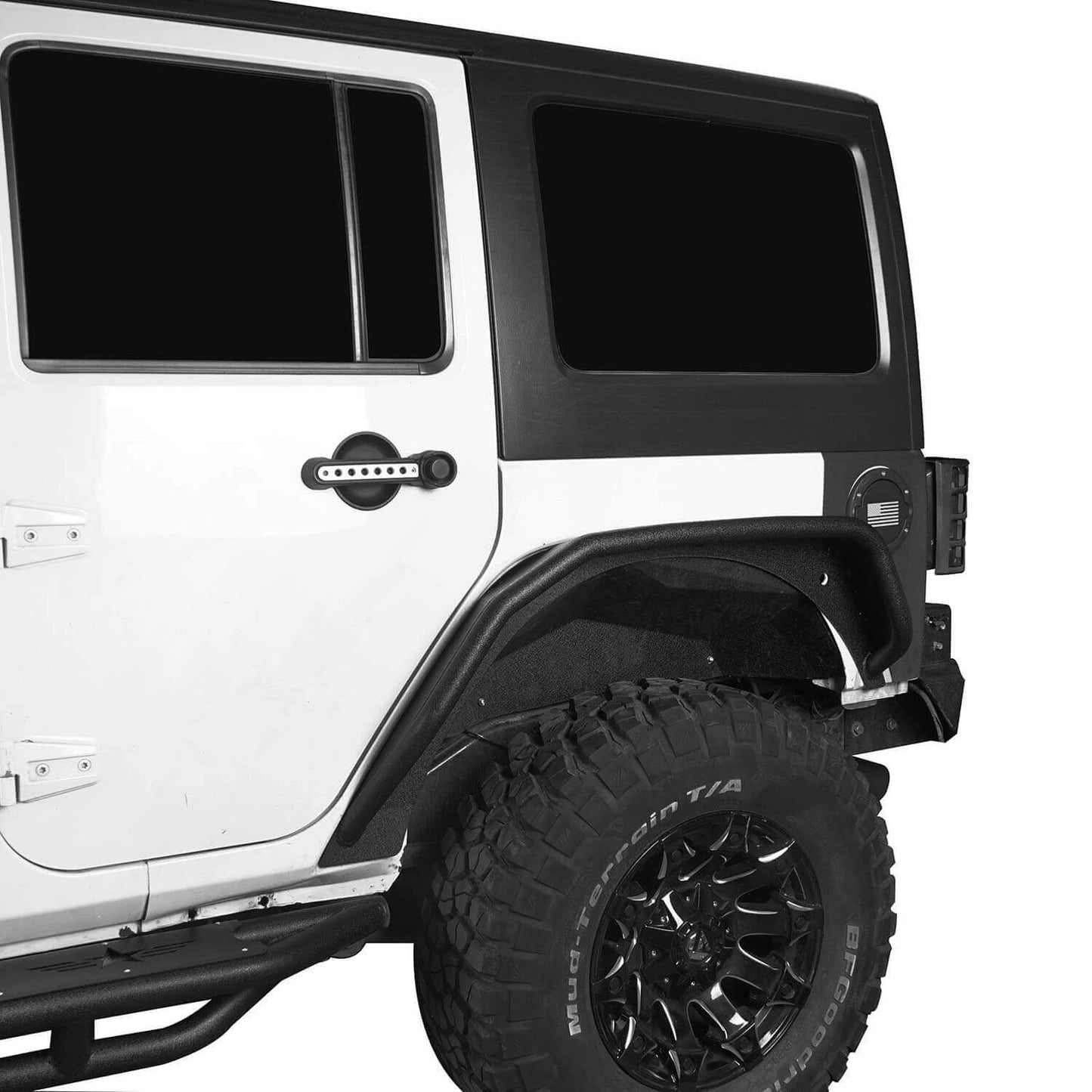 Hooke Road Flux Tubular Fender Flares(07-18 Jeep Wrangler JK) - HE.2022A+HE.2022B