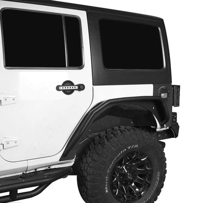 Hooke Road Flux Tubular Fender Flares(07-18 Jeep Wrangler JK) - HE.2022A+HE.2022B