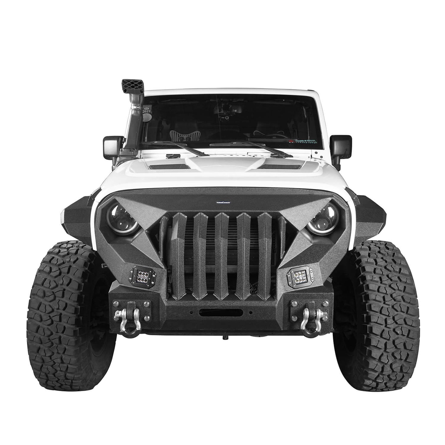 Hooke Road Offroad Aftermarket Front Bumpers For 2007-2018 Jeep Wrangler JK/JKU - HE.2038&Z02