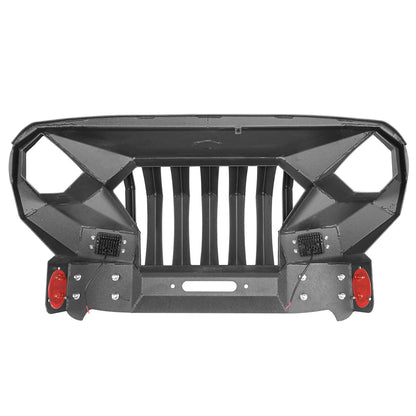 Hooke Road Offroad Aftermarket Front Bumpers For 2007-2018 Jeep Wrangler JK/JKU - HE.2038&Z02