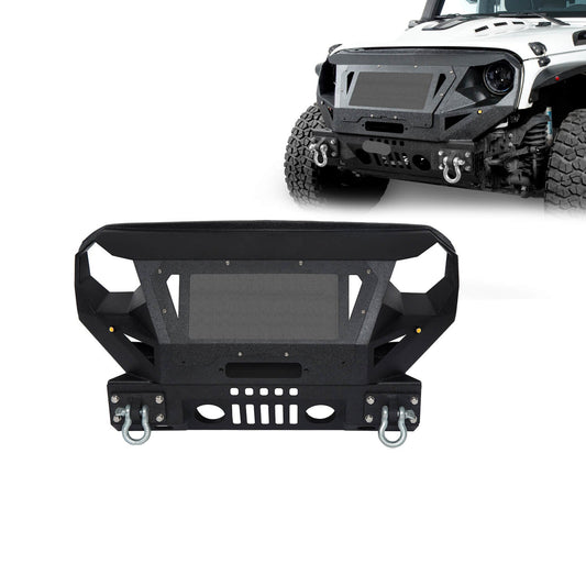Hooke Road Offroad Aftermarket Front Bumpers For 2007-2018 Jeep Wrangler JK/JKU - HE.2038&Z02
