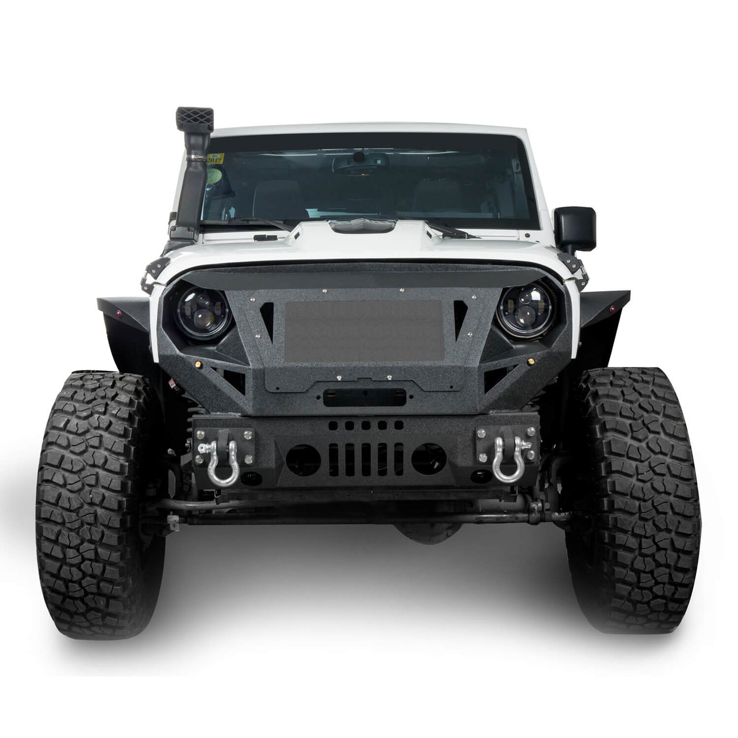 Hooke Road Offroad Aftermarket Front Bumpers For 2007-2018 Jeep Wrangler JK/JKU - HE.2038&Z02