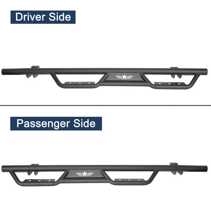 Hooke Road 4-Door Tubular Doors & Side Steps(18-25 Jeep Wrangler JL) - HE.3005-1+HE.3009