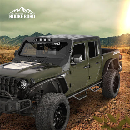 Hooke Road Flux Tube Fender Flares (20-25 Jeep Gladiator JT) - HE.7021A+HE.7021B