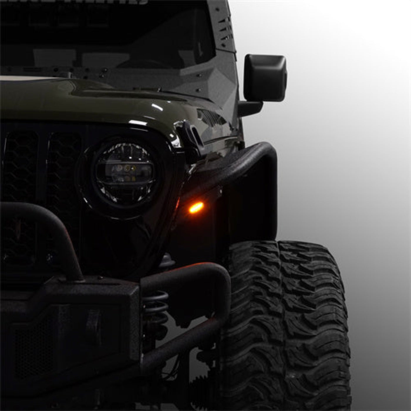 Hooke Road Flux Tube Fender Flares (20-25 Jeep Gladiator JT) - HE.7021A+HE.7021B