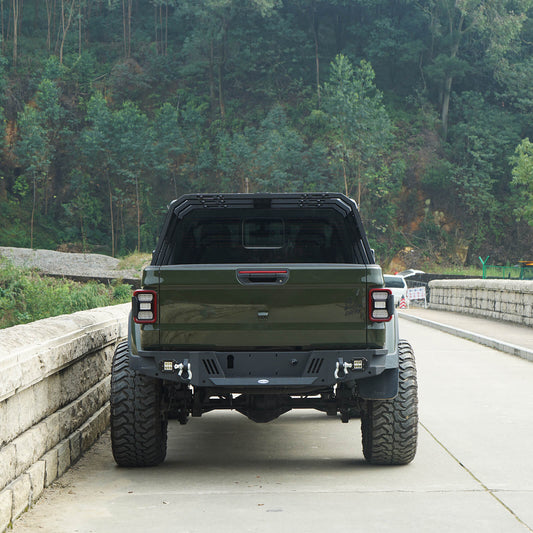 20-25 Jeep Gladiator JT Rear Bumper Aftermarket Replacement - Hooke Road - HE.7010-S