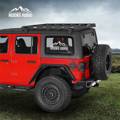 2018-2025 Jeep Wrangler JL Aluminum Rear Fender Flares - Hooke Road - HE.3077-S