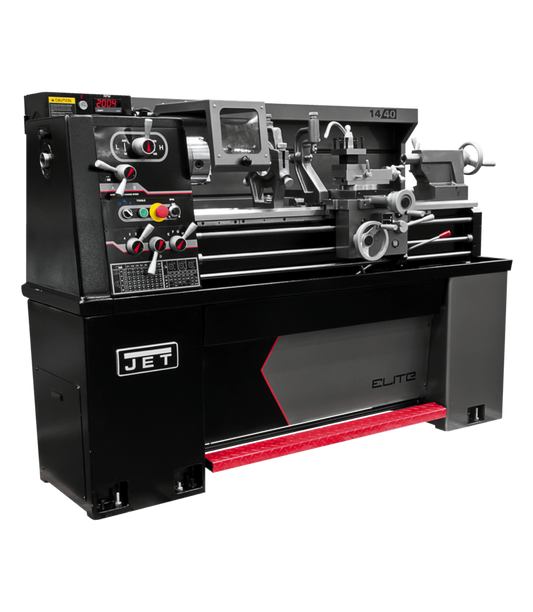 JET Elite Lathe E-1440VS with Taper Attachment and Collet Closer - JT9-892452