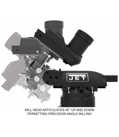 JET Elite ETM-949 Mill with X, Y-Axis JET Powerfeeds - JT9-894105