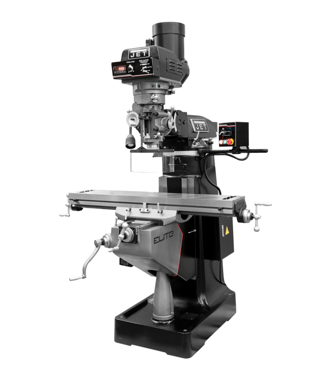 JET Elite ETM-949 Mill with 2-Axis ACU-RITE 303 DRO and X-Axis JET Powerfeed - JT9-894131