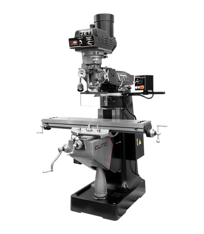 JET Elite ETM-949 Mill with 2-Axis ACU-RITE 303 DRO and X-Axis JET Powerfeed - JT9-894131