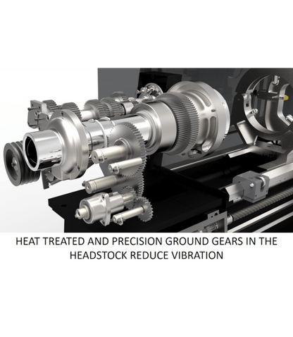 JET Elite EGH-1740, Elite 17x40 Large Spindle Bore Geared Head Lathe - JT9-892100