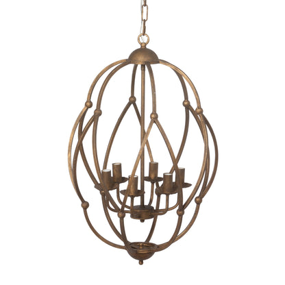 Park Hill Collection Raleigh Bronze Chandelier - Elegant Artisan-Designed Lighting Fixture for Modern and Traditional Spaces - ELH26164