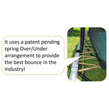 Jumpking Rectangular Trampoline 10'x16' PRO - JKRC1016HEC3