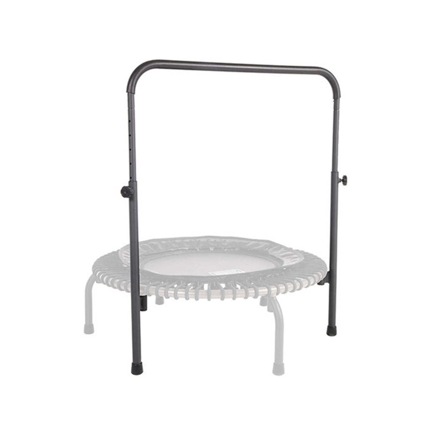 Disc-O-Bed JumpSport 220 Fitness Rebounder Mini Trampoline & Handle Bar Accessory, Black - 250093