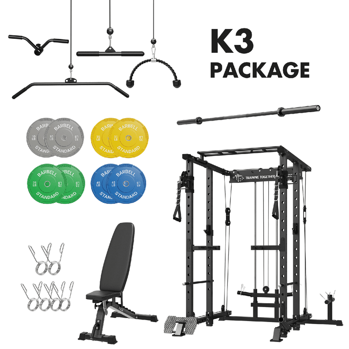 Mikolo Fitness K3 Home Gym Package - HP-K3-RRR-1