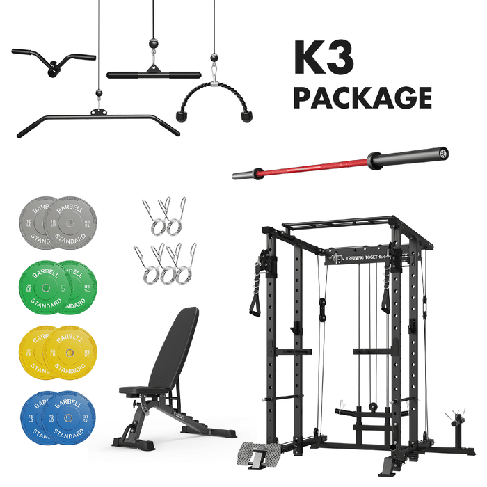 Mikolo Fitness K3 Home Gym Package - HP-K3-RRR