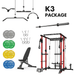 Mikolo Fitness K3 Home Gym Package - HP-K3-RRR